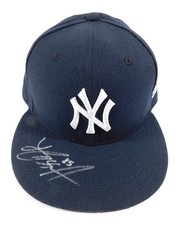Luis Cessa #85 Yankees Game-Issued 59FIFTY Signed Baseball Cap AUTO COA's