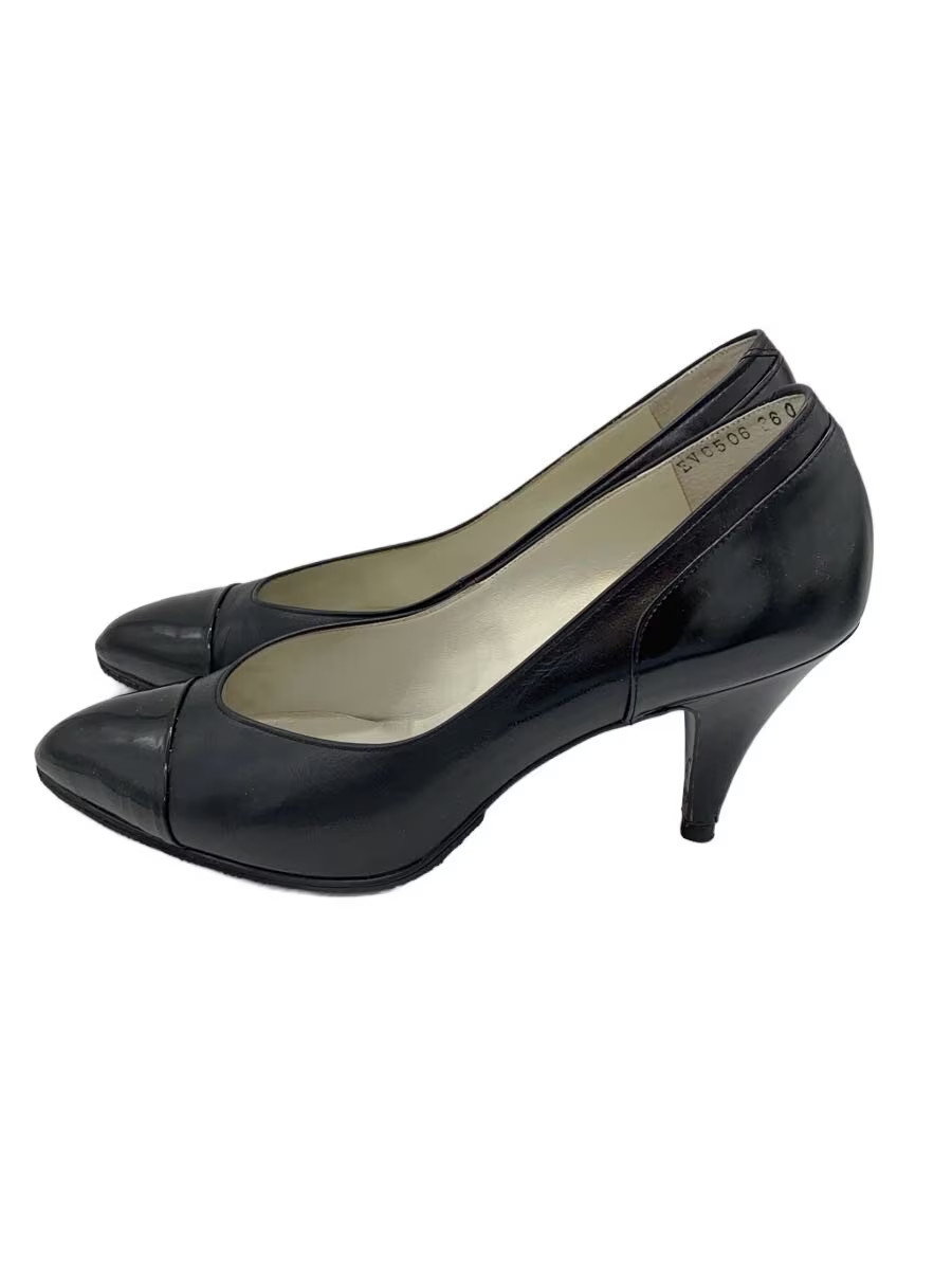 Yves Saint Laurent Pumps 36 Blk Leather 6506 Jlz26