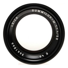 Leica 50mm f1.4 Summilux-M v3 Pre-ASPH E46 Black 3661096 Haze