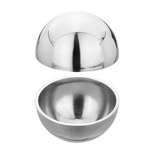 2Pcs, 304 Stainless Steel Hollow Half Ball 28mm 1.1" Dia. Hollow Cap Balls