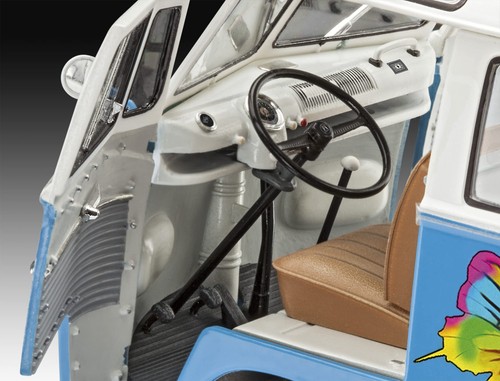 German Revell (Revell) 1/24 Volkswagen T1 Samba Bus Flower Power 07050 - Picture 8 of 14