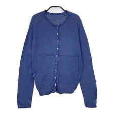 veritecoeur VCK-43 Cotton knit cardigan blue 5-0724M∞