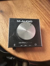 M-AUDIO M-Track Hub 3-Port USB Audio Playback Monitoring Interface 24-Bit New