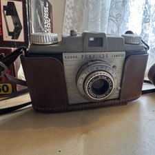 Kodak Pony 135 Vintage 35mm with Brown Leather Case