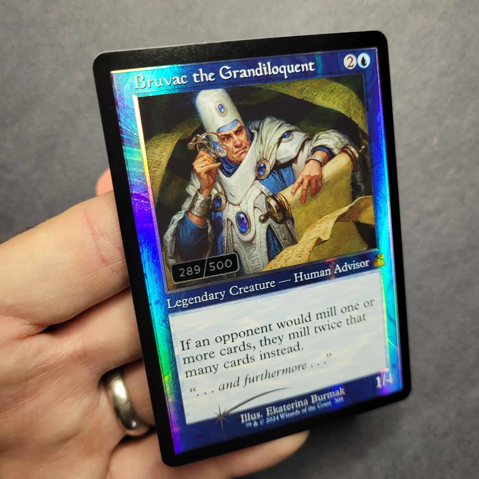 Bruvac the Grandiloquent 289/500 Serialized Retro Foil – Ravnica Remastered MtG - Image 4 of 4