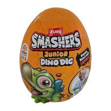 Smashers Junior Dino Dig Egg Stegosaurus Toy 500g Dough 18 Surprises