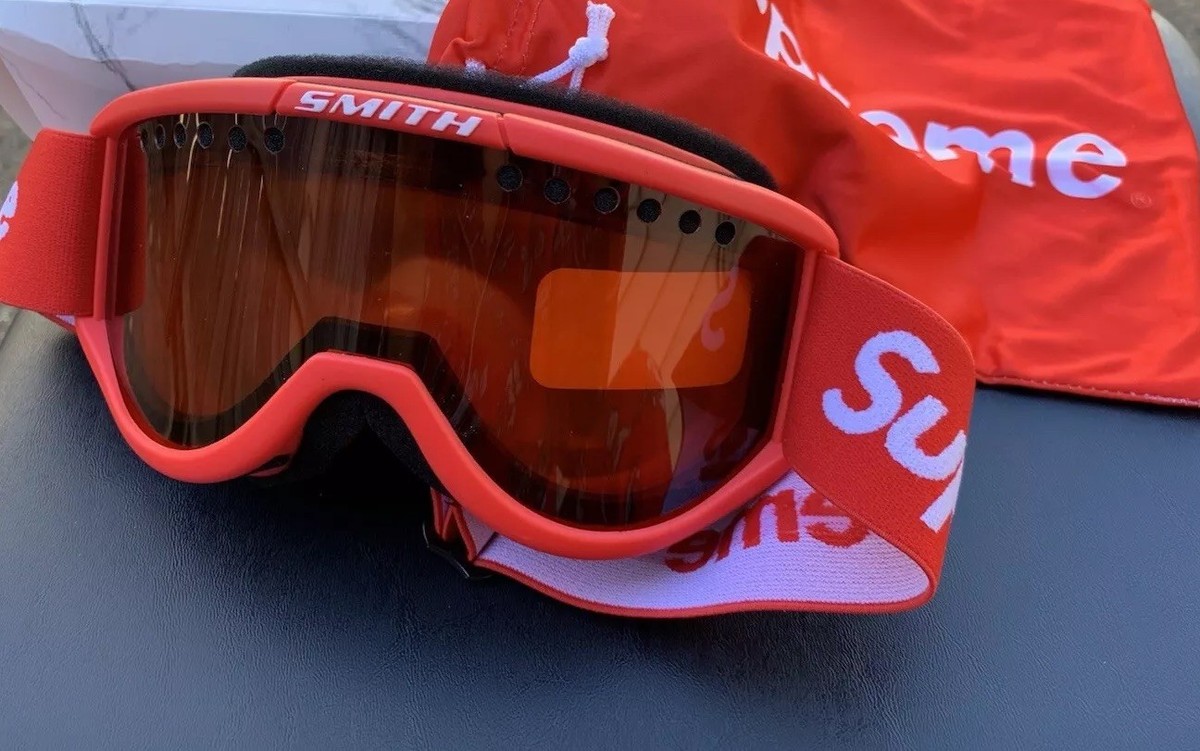 Supreme - Supreme × SMITH  Goggle /2015/ Supreme Smith Ski Snowboard Goggles Red With Box Brand New