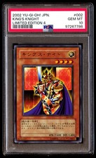 PSA 10 King's Knight 002 Yu-Gi-Oh! Edizione Limitata 4 Yu-Gi-Oh Giapponese