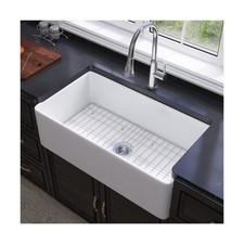   Miuara Farmhouse Sink 33 Inch - Apron Front Kitchen Sink Reversible 33"x