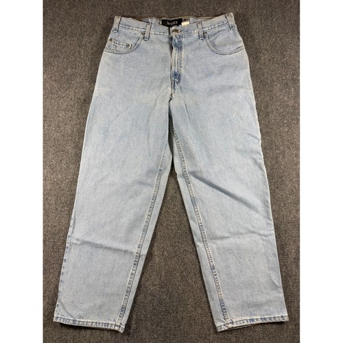 Vintage Levis SilverTab Baggy Jeans 36x32 Deadstock Made USA 90s Skater Y2K NWT - Image 1