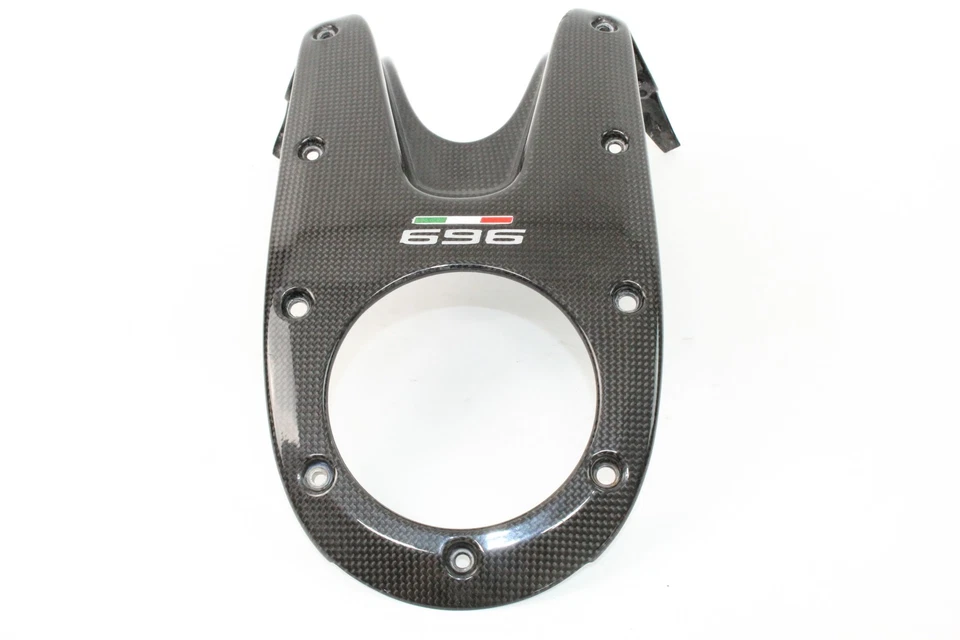 2011 11 Ducati Monster 696 Carbon Fiber Gas Tank Trim Gas Cap Cover - Imagem 2 de 4