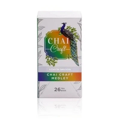 Sachets de thé Medley saveurs assorties Chai Craft | Variété de mélanges de... - Photo 1/3