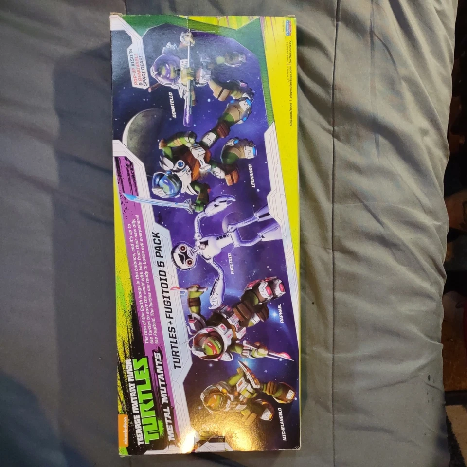  Черепашки-ниндзя металлические мутанты черепашки + коллекция Fugitoid упаковка 5 шт. - Изображение 4 из 4