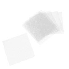 30Pcs Durable White Fursuit Eye Mesh Sheets for Mask Crafting and Cosplay