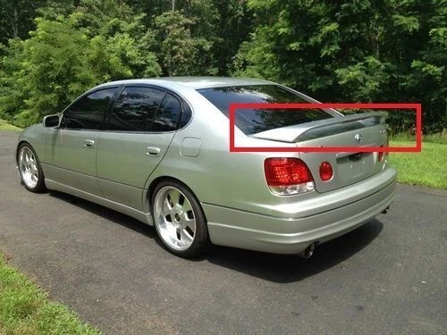 Gold 4P2 Painted Trunk Wing Spoiler for 1997-2004 Lexus GS300 GS400 GS430 S - Image 2 of 3