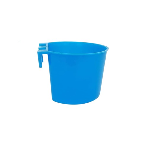 Jaula Taza Alimentador de Pájaros Cuenco Pollo Bandeja de Agua Conejo Agua Alimento Colgante Alambre NUEVO - Imagen 4 de 11