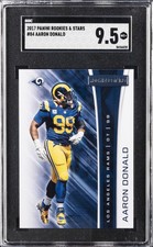 2017 PANINI ROOKIES & STARS #84 AARON DONALD SGC 9.5