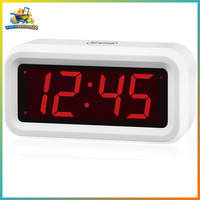 Digitaler Wecker Led Uhr Batteriebetrieben 1,2'' Rotes Display Snooze