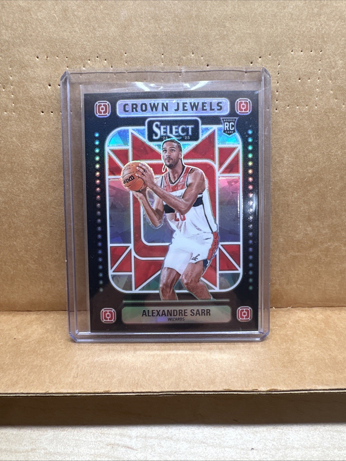 2024-25 Select Alexandre Sarr Crown Jewels Rookie RC Case Hit SP