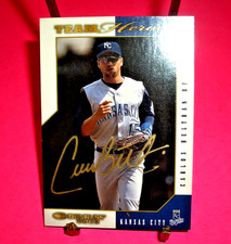 Baseball - Carlos Beltran - 2003 Donruss Card # 244 - GOLD  Autograph