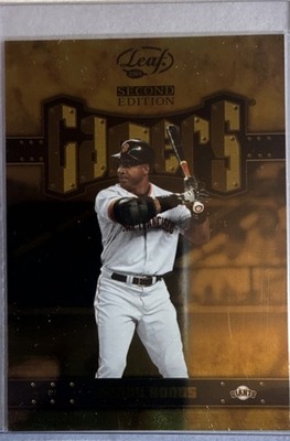 2004 Leaf Second Edition - Gamers Barry Bonds #G-4