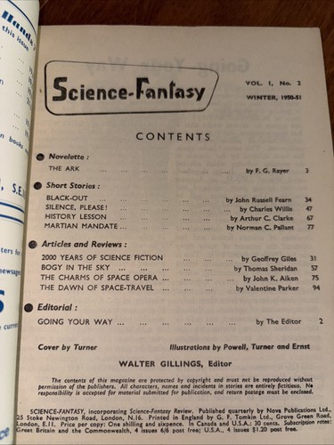 Science Fantasy Space Science Fantasy Antique Vintage Sci Fi Book Lot of 3 - Picture 15 of 24