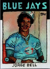 2025 Topps Shoebox Treasures by Andy Friedman #4 George Bell Rainbow Foil #/25