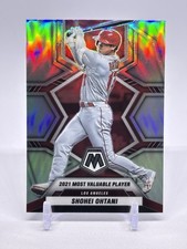 2022 Panini Mosaic - 2021 Award Winners Shohei Ohtani #281 Silver Prizm
