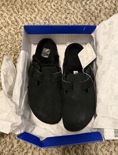 Birkenstock Boston Shearling Black Size 41 Size 10 Women  s Size 8 Men  s