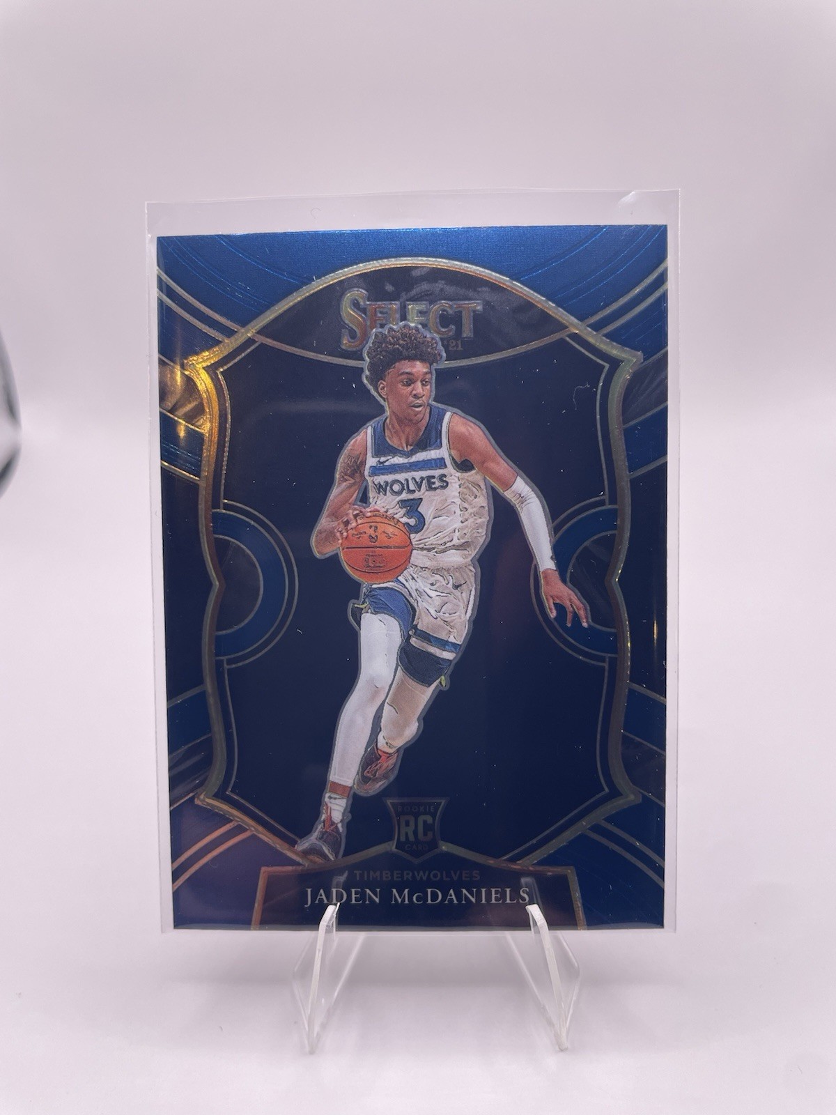 2020-21 Panini Select - Concourse Jaden McDaniels #88 Blue (RC)