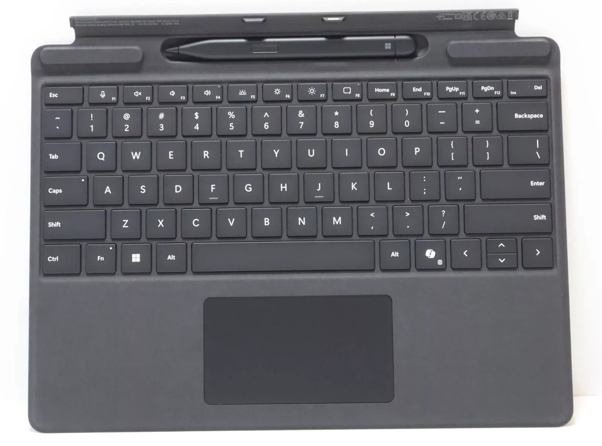 Microsoft Surface Pro Signature Keyboard W/Slim Pen 2 Black