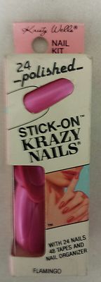 Vintage Stick - On Nails! Pack of 24 Krazy Nails! Unique old retro items! NICE! 