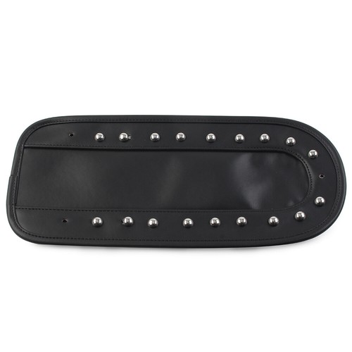 Black PU Leather Rear Fender Bib Solo Seat For Harley Heritage Softail 06-17 US - Picture 4 of 11