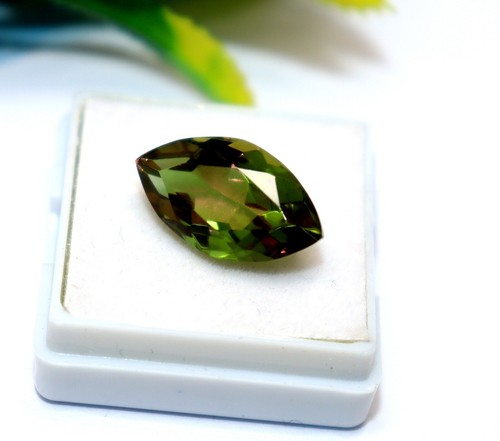 Natural Alexandrite Marquise Shape Color Change 8.20 Ct Loose Certified Gemstone - Picture 7 of 9