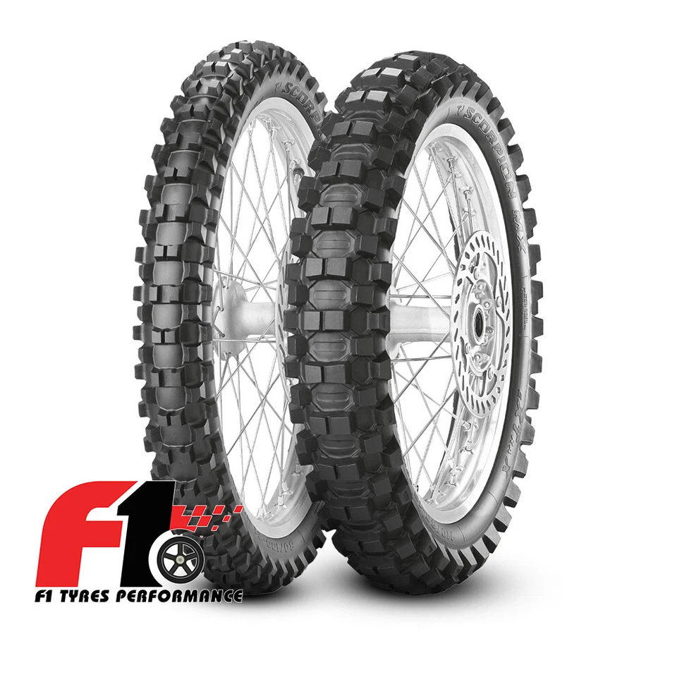 Coppia Gomme Moto Pirelli SCORPION MX EXTRA X 80/100-21 51M + 100/90-19 57M [4]