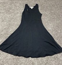 VTG Medium The Limited Black Tank Dress Sleeveless Knee Length Shift