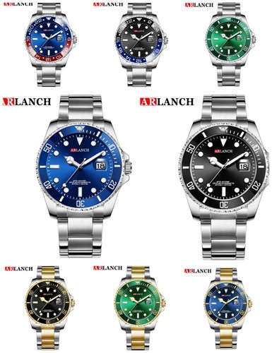 Orologio Uomo in acciaio inossidabile subacqueo stile rolex ottima qualità  new | eBay