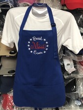 Personalized Blue Apron  best Mom ever  