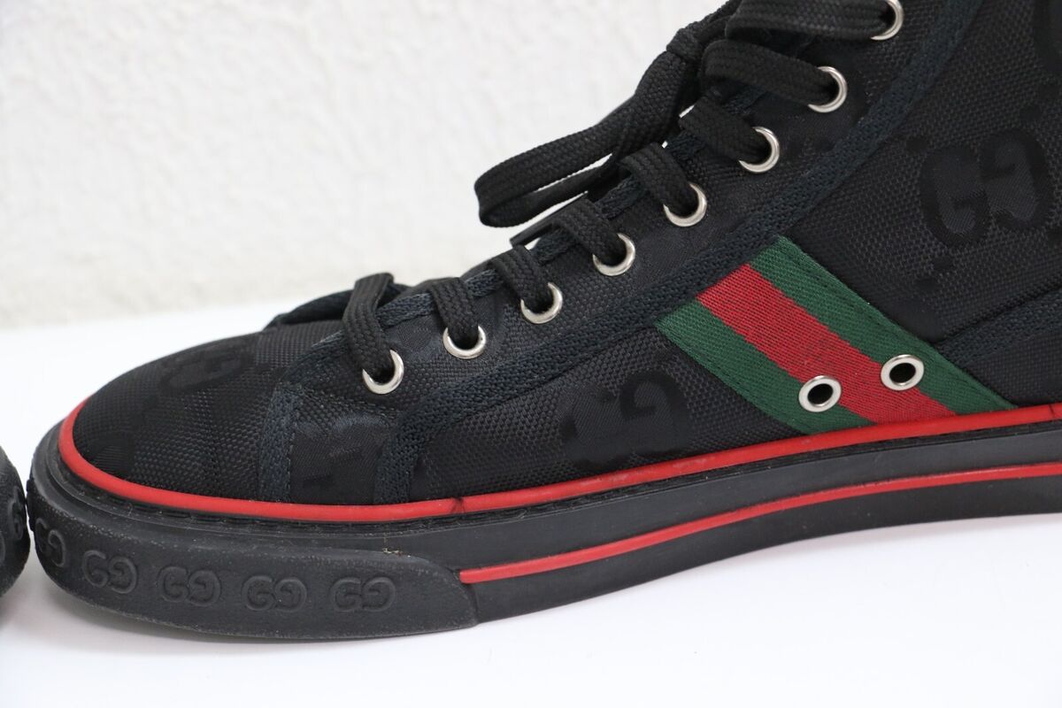 Gucci Off The Grid Black Tennis 1977 High Top Men's Size G Gucci Off The Grid Black Tennis 1977 High Top Men's Size G