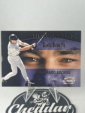 1996 Pinnacle Summit Baseball #12 of 16 Dante Bichette Hitters Inc /4000