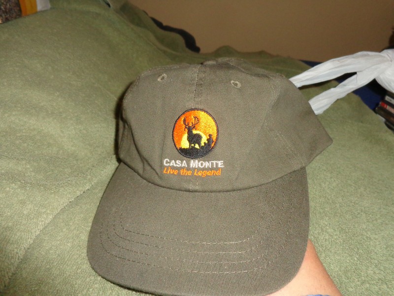casa monte ball cap. dark olive drab, cotton, hook and loop closure