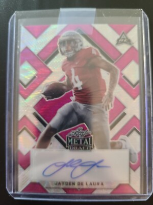 2022 Leaf Jayden De Laura Rookie Auto Arizona Wildcats/ Texas St Bobcats 