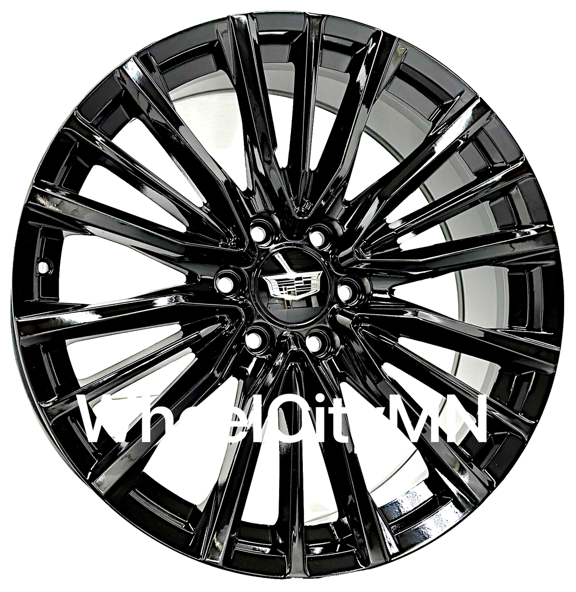 22” Gloss Black 4883 LZTH 84554351 OE Replica Wheels Cadillac