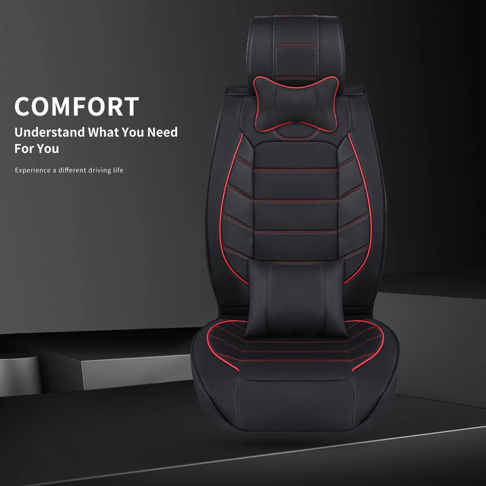 For Chrysler 300 Car Seat Covers Interior Front Set Leather Waterproof 2 Seater Foto 3 de 4