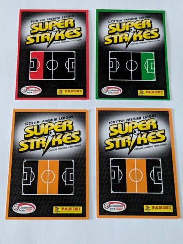 Lote x 4 tarjetas de fútbol escocés Rangers Panini Super Strikes 2008-09 - Imagen 2 de 5