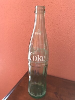 VTG Coca Cola Pint Bottle 16 Oz Corpus Christi Texas Coke Collectible Green 11''