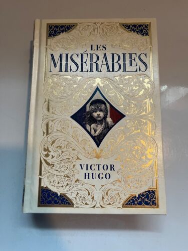 LES MISERABLES Victor Hugo Deluxe Leather Bound Collectible edition New