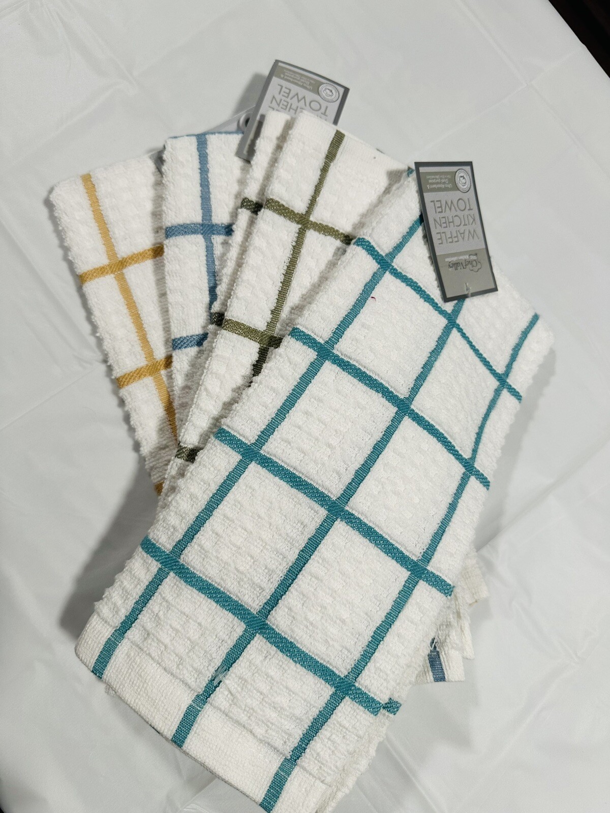 Aunti Em's Kitchen TOWELSWhite Dish Towels 4 Pieces eBay