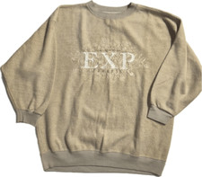 Express EXP Women's Tan Crewneck Sweater Size Small