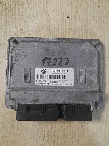 Original VOLKSWAGEN Motorsteuergerät ECU 03D906033F   5WP40298